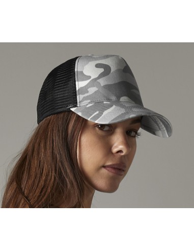 B-B694-Camo Snapback Trucker